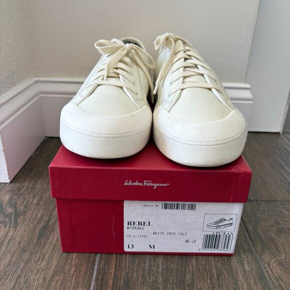 REDUCED | Salvatore Ferragamo Rebel Mens sneakers Size 13 - Picture 3 of 4